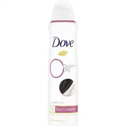 Etos Dove Invisible 0% Deodorant Spray 150 ML aanbieding