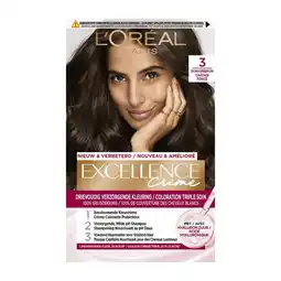 Etos L'Oréal Paris Excellence Crème Verzorgende Crèmekleuring 3 Donkerbruin aanbieding