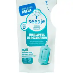 Etos Seepje Eucalyptus en Rozemarijn Handzeep Vloeibare Refill 300ML aanbieding