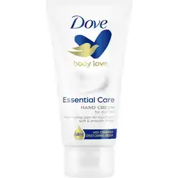 Etos Dove Body Love Essential Care Handcrème 75 ML aanbieding