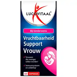 Etos Lucovitaal Vruchtbaarheid Support Vrouw 60 softgels aanbieding