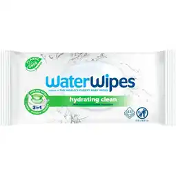 Etos WaterWipes Billendoekjes Hydrating Clean 48 stuks aanbieding