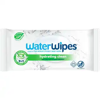 Etos WaterWipes Billendoekjes Hydrating Clean 48 stuks aanbieding
