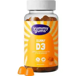 Etos Yummygum Sunny D3 Suikervrij 60 stuks aanbieding