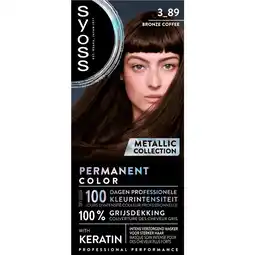 Etos Syoss Metallic Collection Haarkleuring 3-89 Bronze Coffee aanbieding
