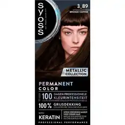 Etos Syoss Metallic Collection Haarkleuring 3-89 Bronze Coffee aanbieding