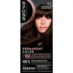 Etos Syoss Haarverf 3-1 Donkerbruin aanbieding