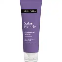 Etos John Frieda Salon Blonde Tone Perfecting Treatment Champagne Blonde 120 ML aanbieding