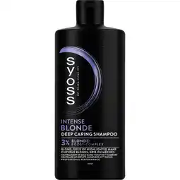 Etos Syoss Intense Blonde Shampoo 440 ML aanbieding