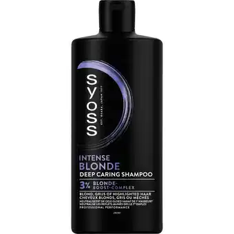 Etos Syoss Intense Blonde Shampoo 440 ML aanbieding