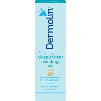 Etos Dermolin Dagcrème Zeer Droge Huid 50 ML aanbieding