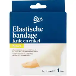 Etos Etos Sport Elastische bandage Knie en enkel Wit aanbieding