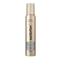 Etos Wella WellaFlex Volume & Repair Ultra Strong Hold Haarmousse 200 ML aanbieding