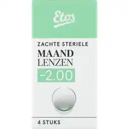 Etos Etos zachte maandlenzen -2.00 4st aanbieding