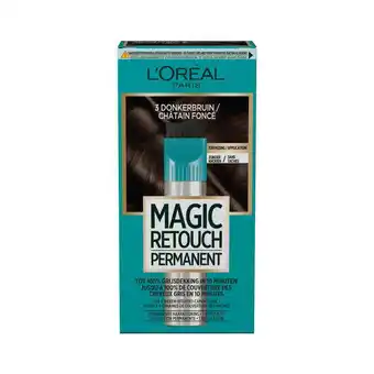 Etos L'Oréal Paris Magic Retouch Permanente Haarverf 3 Donkerbruin aanbieding