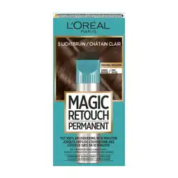 Etos L'Oréal Paris Magic Retouch Permanente Haarverf 5 Lichtbruin aanbieding
