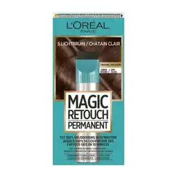 Etos L'Oréal Paris Magic Retouch Permanente Haarverf 5 Lichtbruin aanbieding
