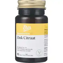 Etos Etos Zink Citraat 90 stuks aanbieding