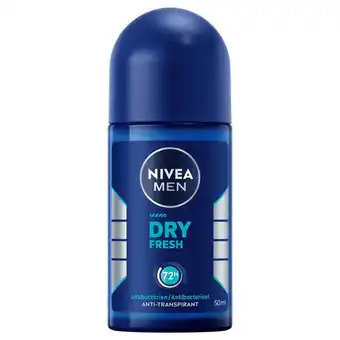 Etos NIVEA MEN Dry Fresh Deodorant Roller 50 ML aanbieding