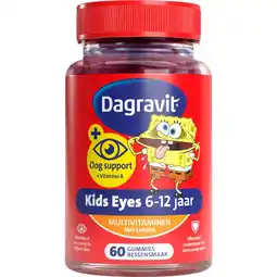 Etos Dagravit Kids Multivitaminen Gummies Xtra + Eyecare 6-12 jaar 60 stuks aanbieding