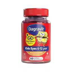 Etos Dagravit Kids Multivitaminen Gummies Xtra + Eyecare 6-12 jaar 60 stuks aanbieding