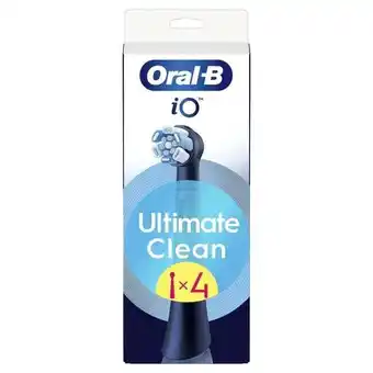 Etos Oral-B iO Ultimate Clean Opzetborstels Zwart 4 Stuks aanbieding