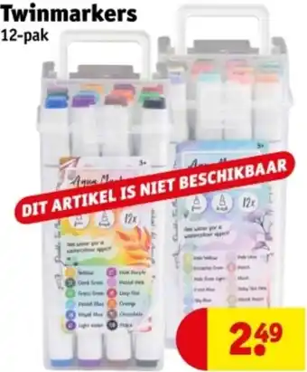Kruidvat Twinmarkers aanbieding
