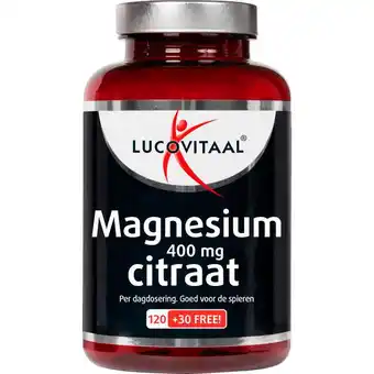 Etos Lucovitaal Magnesium 400 mg Citraat 150 Tabletten aanbieding