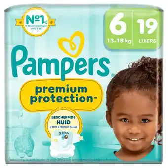 Etos Pampers Premium Protection Luiers Maat 6 13-18 KG 19 Stuks aanbieding