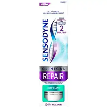 Etos Sensodyne Clinical Repair Deep Clean Tandpasta - 75ML aanbieding