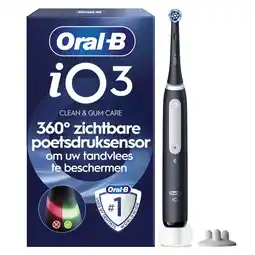 Etos Oral-B iO 3S Zwart Elektrische Tandenborstel aanbieding