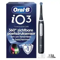 Etos Oral-B iO 3S Zwart Elektrische Tandenborstel aanbieding