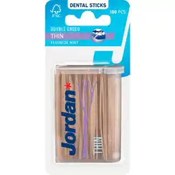 Etos Jordan Double Ended Thin Tandenstokers aanbieding