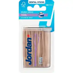 Etos Jordan Double Ended Thin Tandenstokers aanbieding