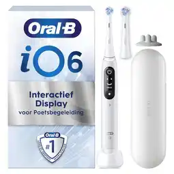 Etos Oral-B iO 6S Wit Elektrische Tandenborstel By Braun aanbieding