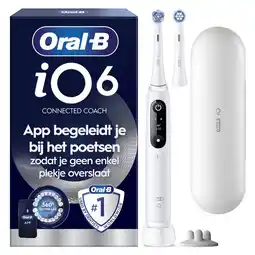 Etos Oral-B iO 6S Wit Elektrische Tandenborstel By Braun aanbieding