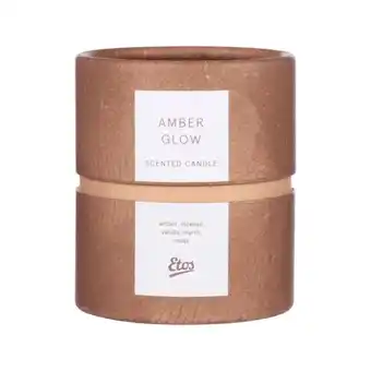 Etos Etos Geurkaars Amber Glow aanbieding
