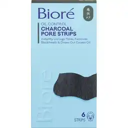 Etos Bioré Diep Reinigende Poriestrips Houtskool 6 stuks aanbieding