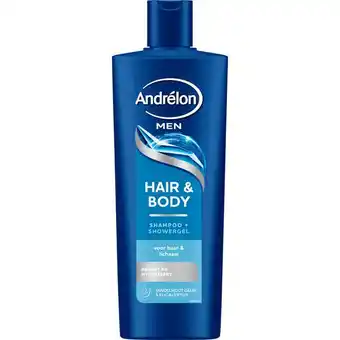 Etos Andrélon Men Hair & Body shampoo 400 ML aanbieding