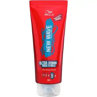 Etos Wella New Wave Ultra Strong Rock & Hold Gel 200 ML aanbieding