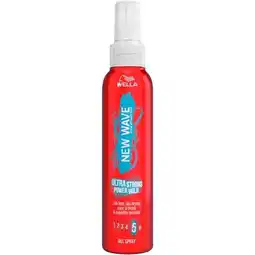 Etos Wella New Wave Ultra Strong Power Hold Haargel Spray Voor Langdurige Hold 150 ML aanbieding