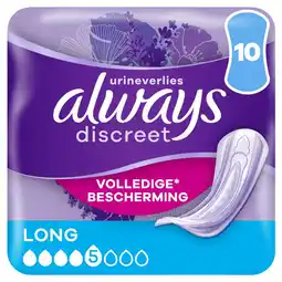 Etos ALWAYS DISCR PADS LONG 10 - SP aanbieding