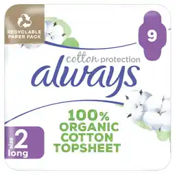 Etos ALWAYS COT PADS L 9 - SP aanbieding
