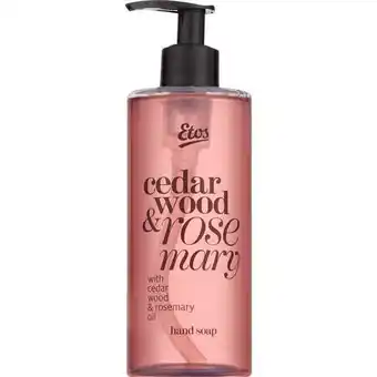Etos Etos Cedar Wood & Rosemary Handzeep 300 ML aanbieding