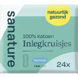 Etos Sanature 100% Katoenen Inlegkruisjes Normaal Zakje 24 stuks aanbieding