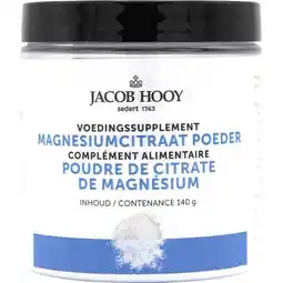 Etos Jacob Hooy Magnesiumcitraat Poeder 140 GR aanbieding