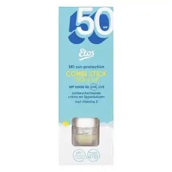 Etos Etos Ski Zonbescherming Combi Stick 2-in-1 Face en Lip SPF50+ 20 ML aanbieding