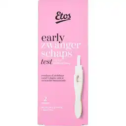 Etos Etos Early Zwangerschapstest 2 stuks aanbieding
