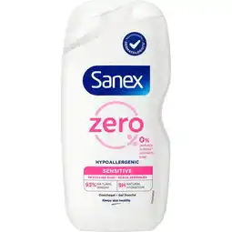 Etos Sanex Zero % Hypoallergenic Hydrating Douchegel 400 ML aanbieding