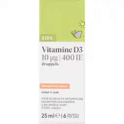 Etos Etos Kids Vitamine D Druppels 25 ML aanbieding